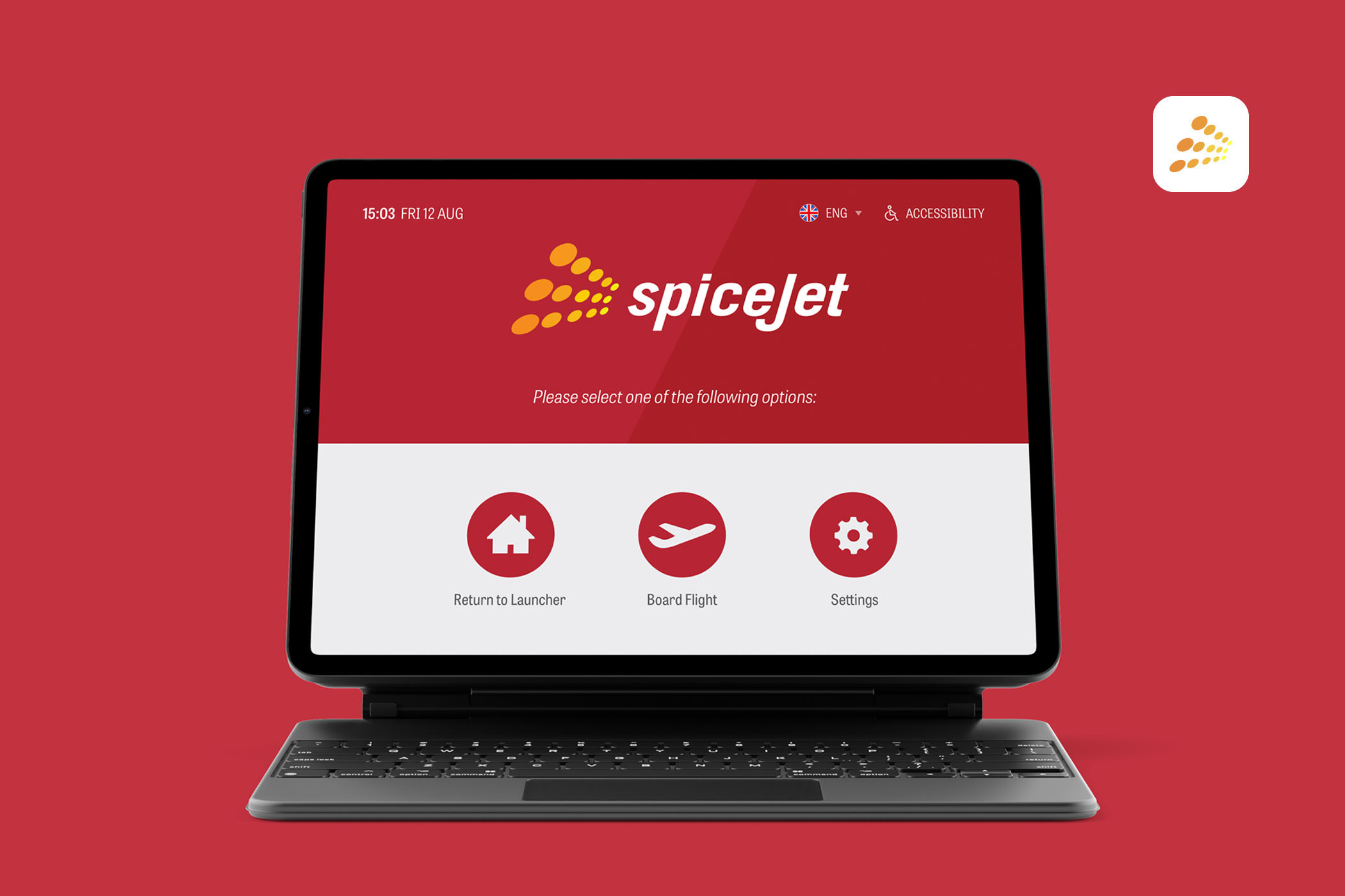 SpiceJet: Service Desk Application Main Screen