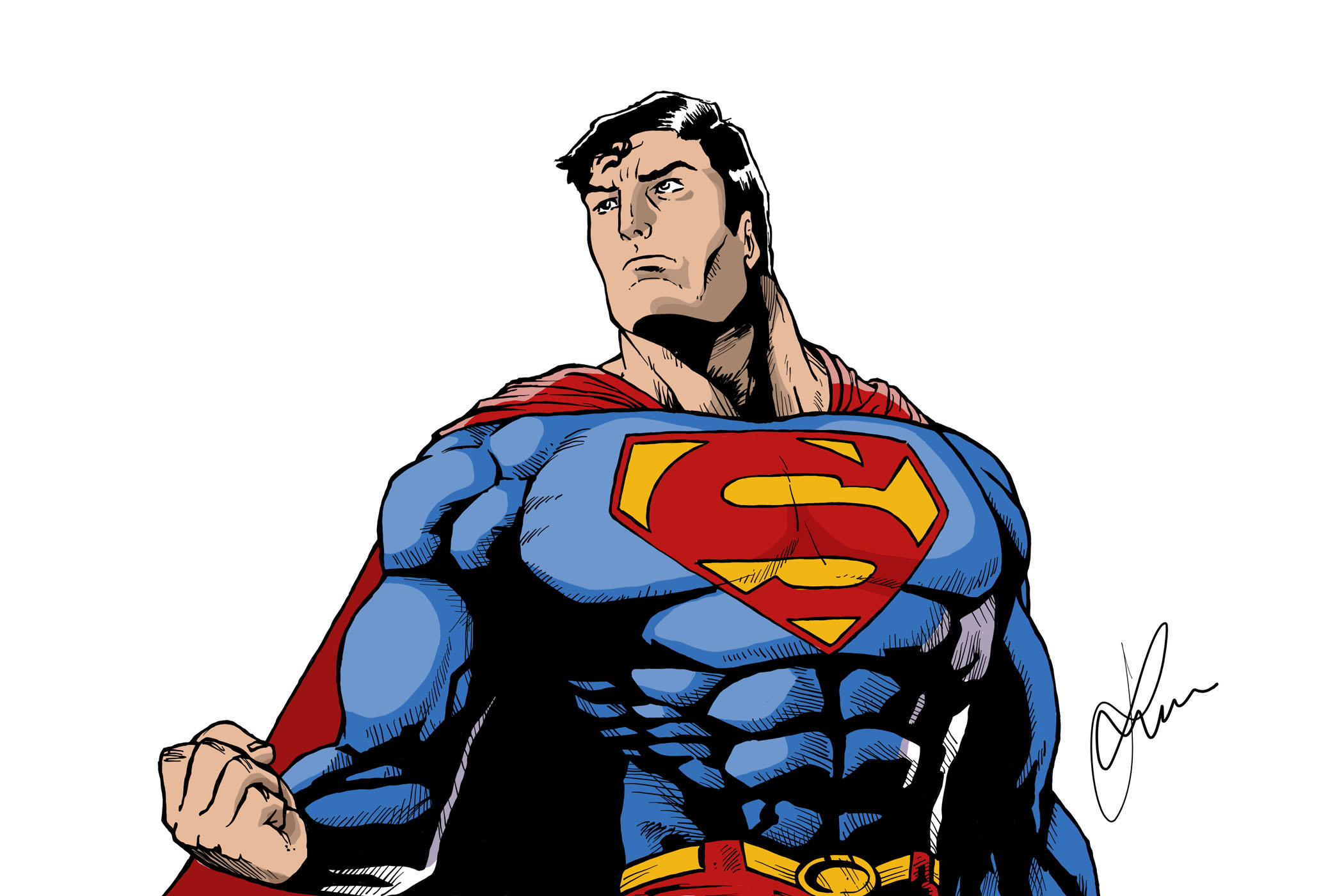 Superman Digital Sketch
